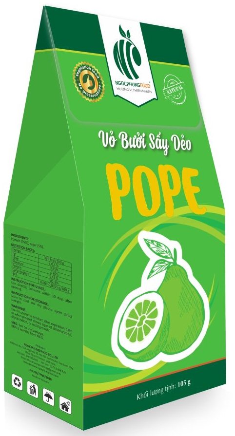 Vỏ bưởi sấy dẻo POPE